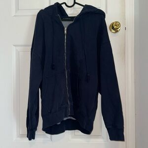 Brandy Melville Navy Oversized Christy Hoodie